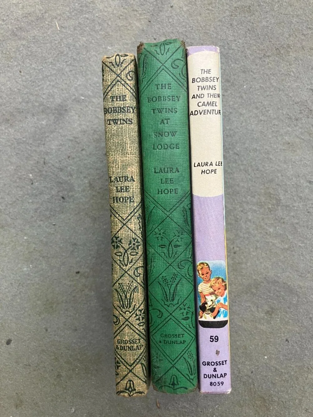 Vintage Bobbsey Twins Hardcover Book Set 1941 1959 1966 Laura Lee Hope Grosset